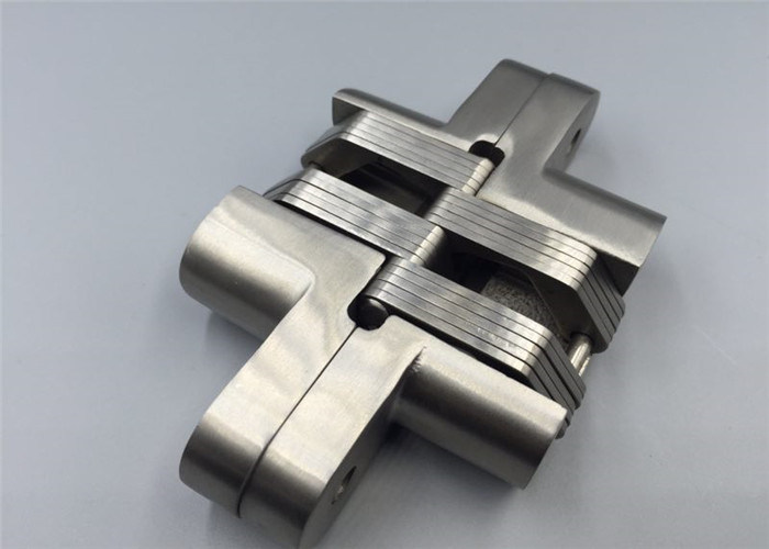 Self Closing Mortise Mount 180 Degree Hidden Hinge Stainless Steel With Spring Inside