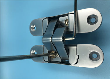 Silent Concealed Hinges For Interior Doors , Flexible Hidden Gate Hinges