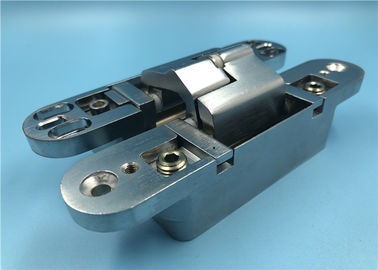 Quiet Concealed Cabinet Door Hinges , Satin Invisible Hinges For Cabinet Doors