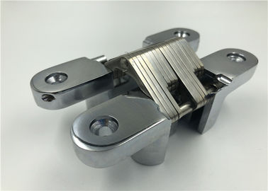 Low Noise Invisible Spring Hinges With Satin Stainless Steel / Polished Surface