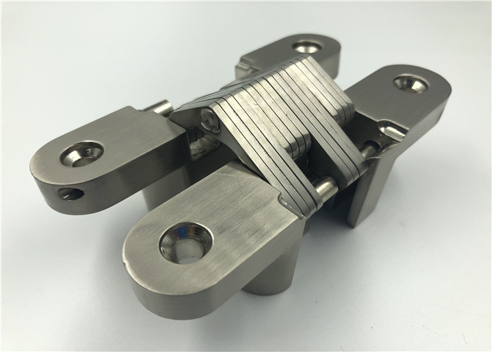 Brushed Nickel SOSS Invisible Hinge For Interior Wooden Door Folding Door