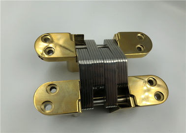 PVD Coated Adjusting Hidden Hinges / Durable Adjustable SOSS Hinges
