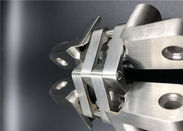 Flexible Stainless Steel Concealed Hinges For Solid Wood Doors 180°