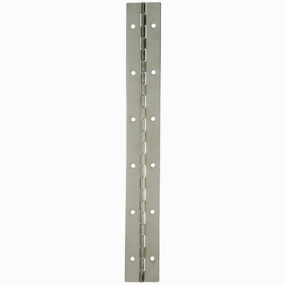 Indoor Door Long Continuous Piano Hinge Brass Face Mounted With Removeable Pin