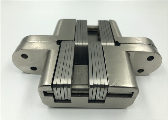 Flush Installation Heavy Duty Hidden Door Hinges , Concealed Gate Hinges 180°